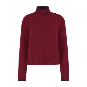 Capucine mockneck sweater trims