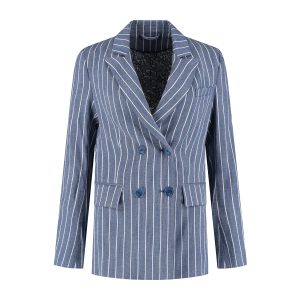 Flo blazer white stripes